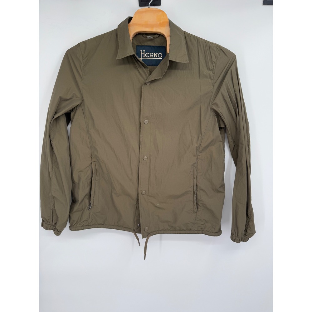 Men‎ HERNO Green Lightweight jacket Sz 56